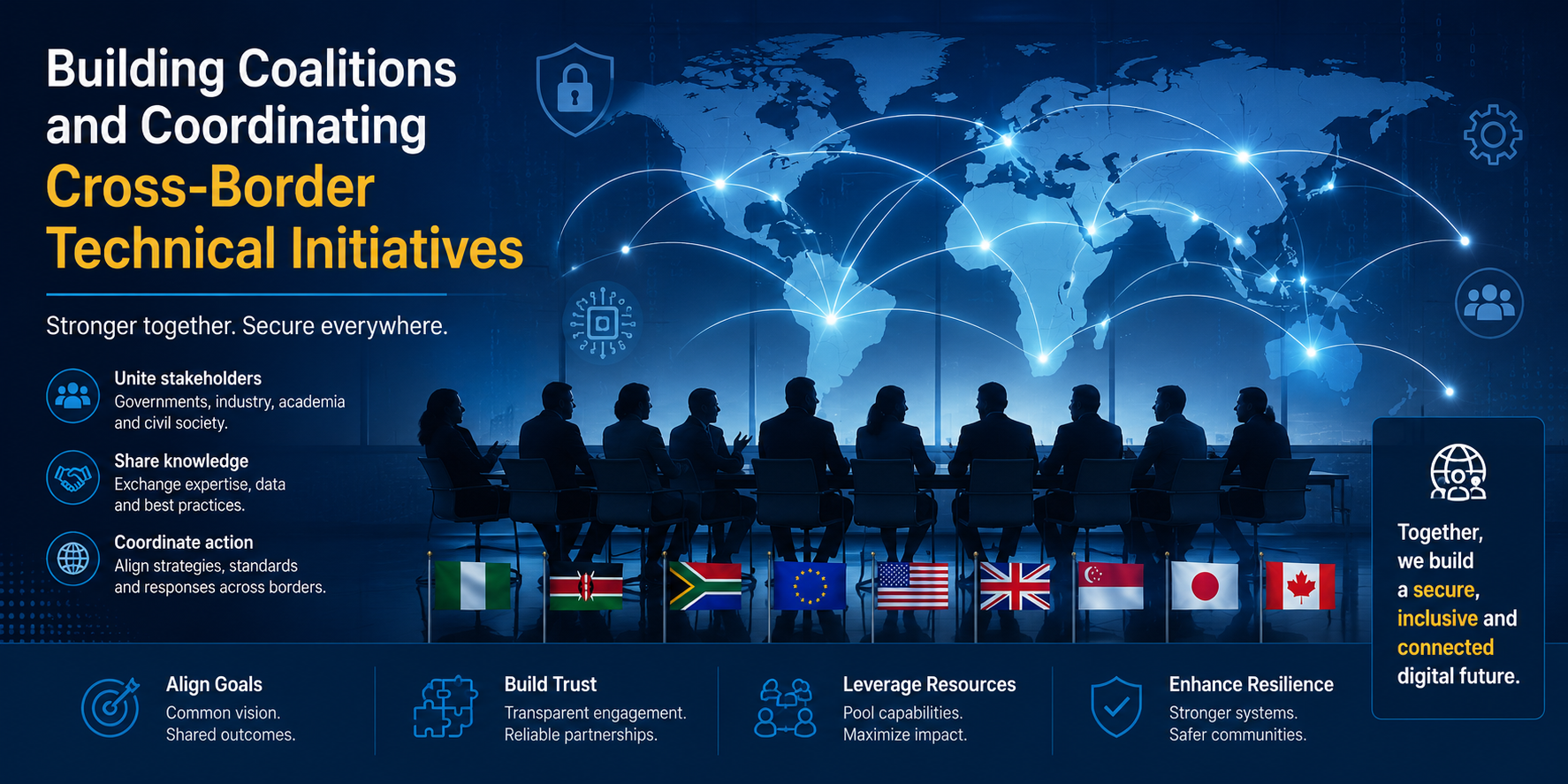 Building Coalitions and Coordinating Cross-Border Technical Initiatives.